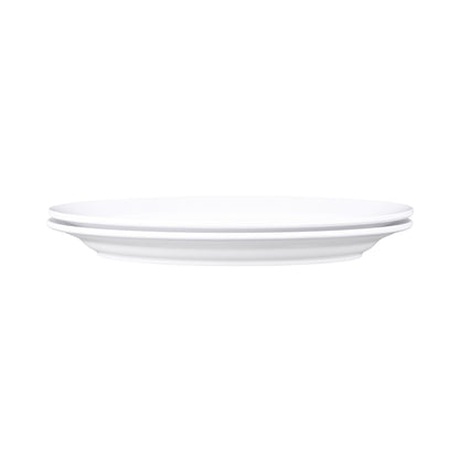 Melamine Oval Plate - White