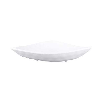 Melamine Triangular Platter - White