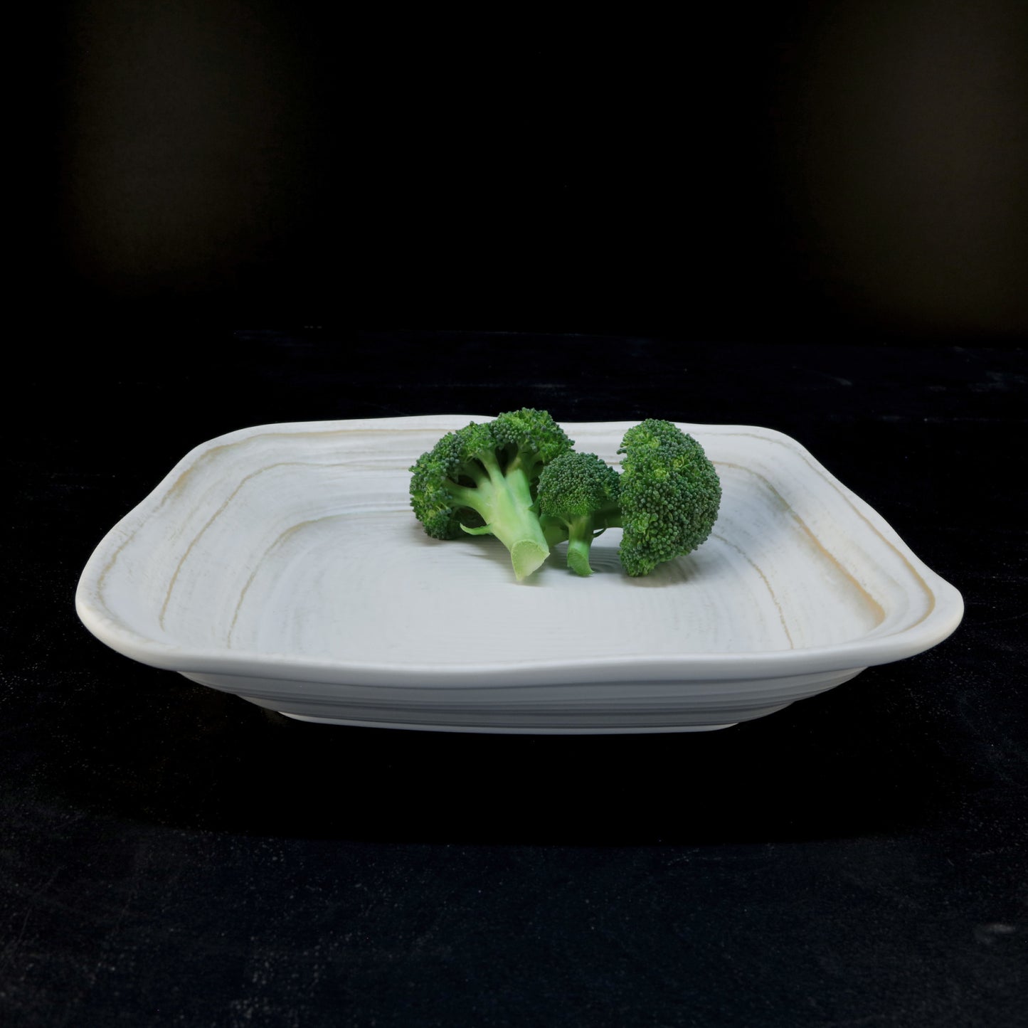 Melamine Irregular Square Bowl - Off White Design