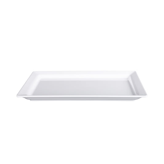 Melamine Rectangular Serving Platter - White