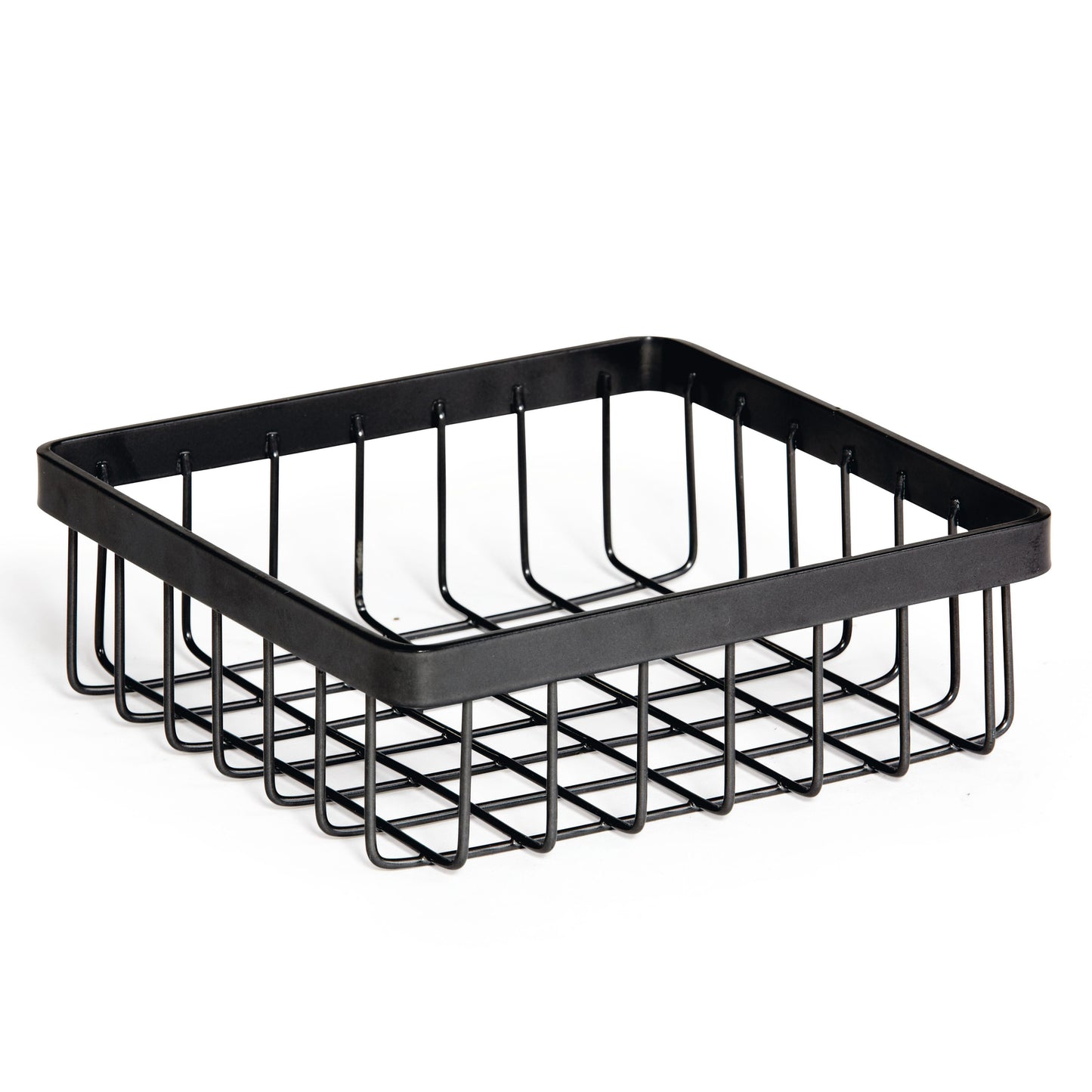 6" Square Wire Basket, 2" tall