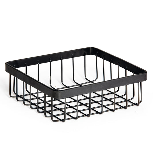 6" Square Wire Basket, 2" tall
