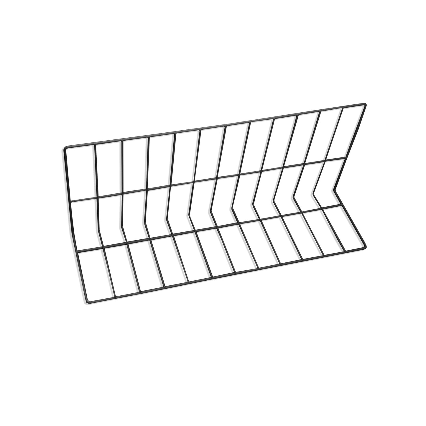 Metal Wire Divider - Vinyl Coated Black
