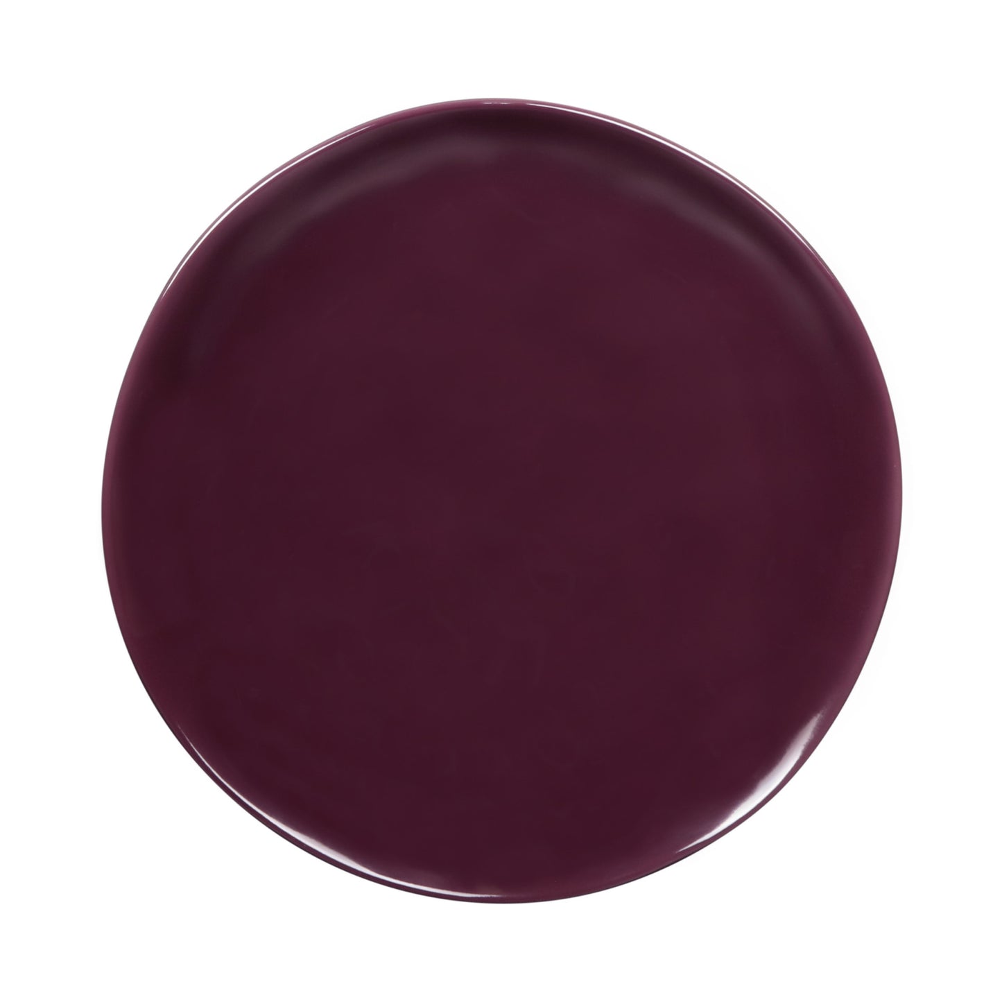 Melamine Round Plate - Purple Glaze