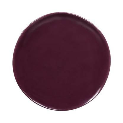 Melamine Round Plate - Purple Glaze