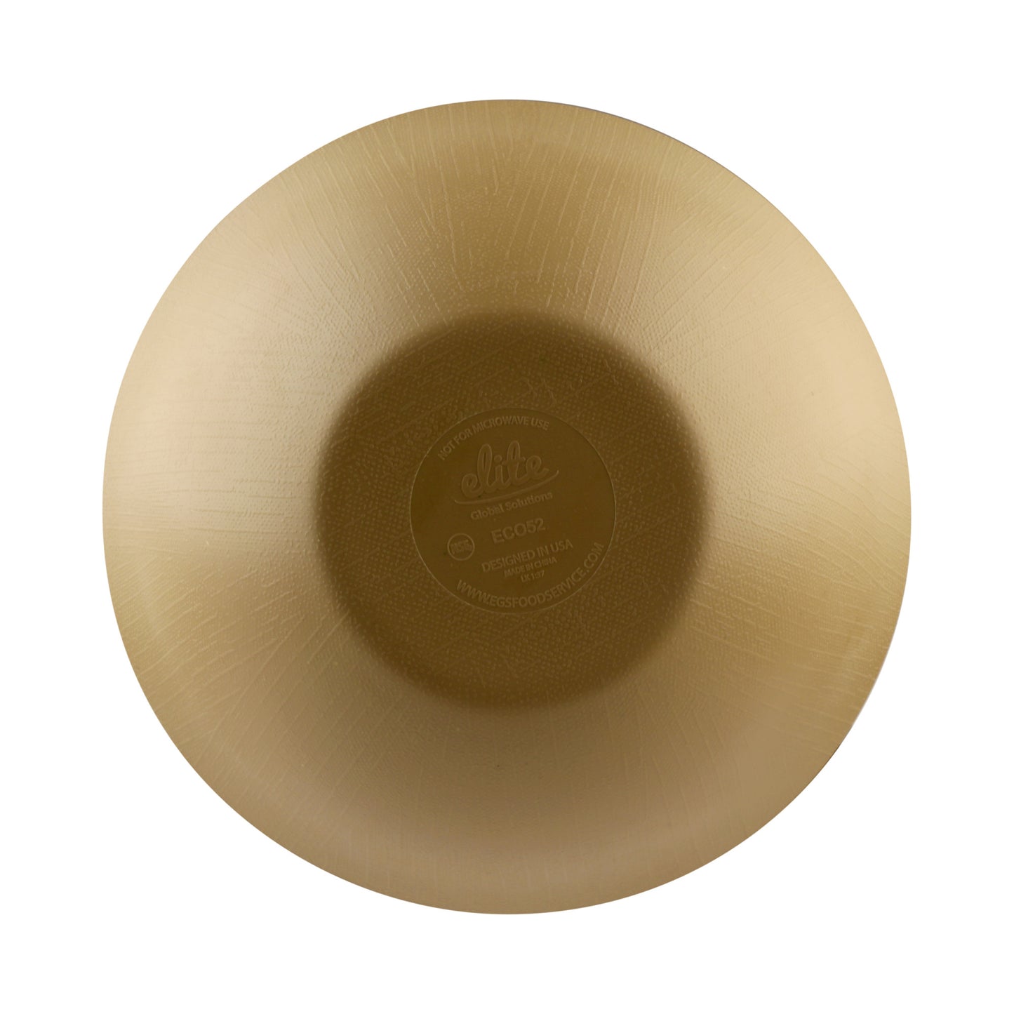 Melamine Round Bowl - Rattan