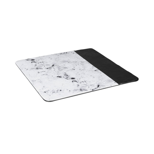Melamine Square Serving Board - Black, Horizon Marble