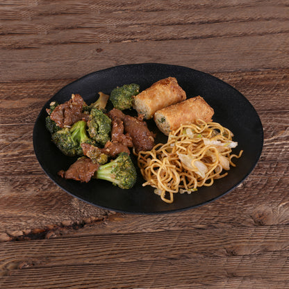 Melamine Round Plate - Black