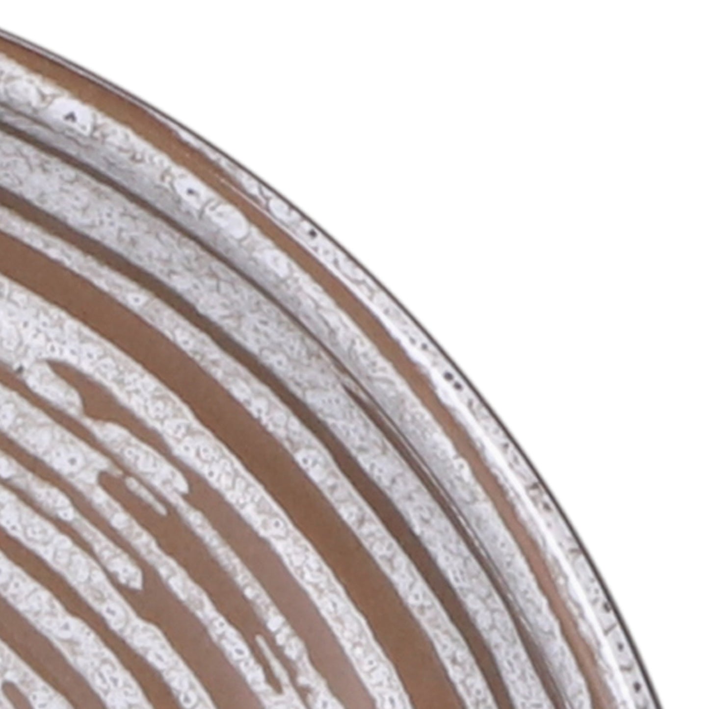 Melamine Round Coupe Plate - Stardust White