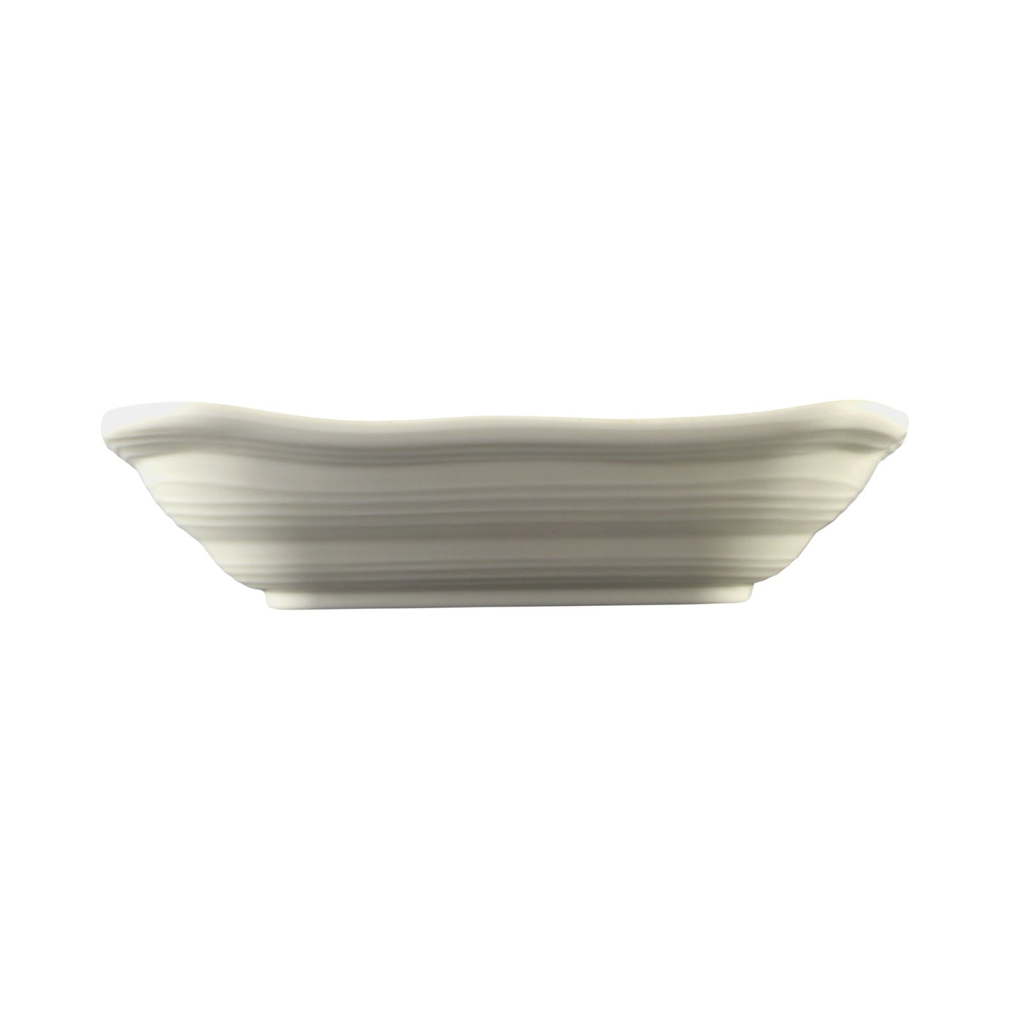 Melamine Irregular Square Bowl - Off White Design