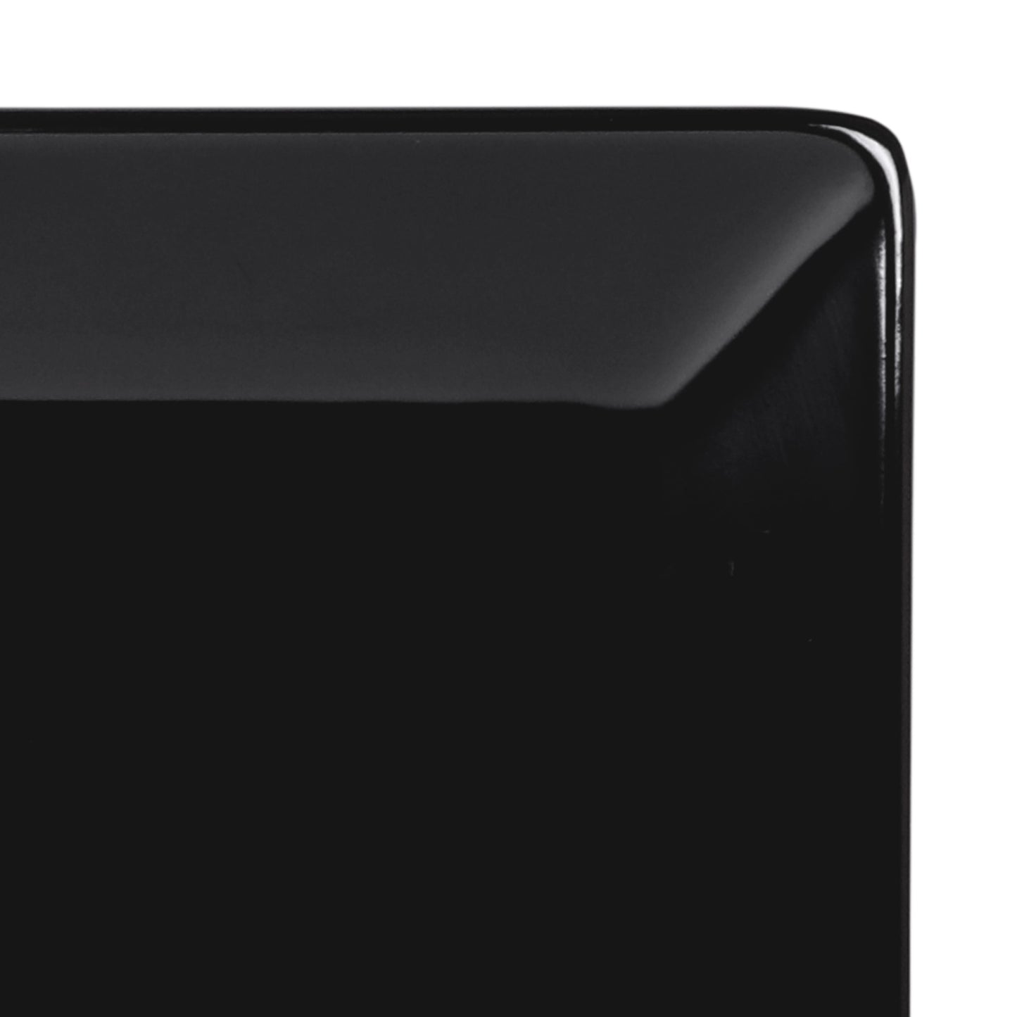 Melamine Square Plate - Black