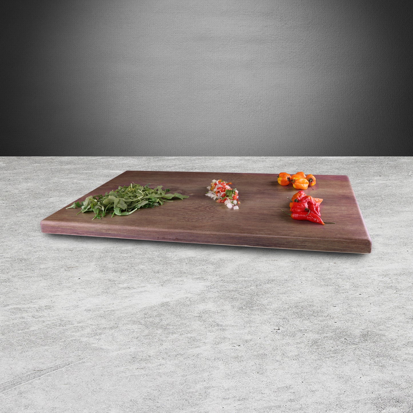 Melamine Rectangular Riser - Walnut