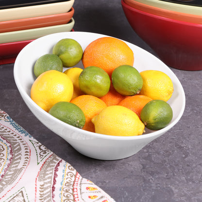 Melamine Round Bowl - White