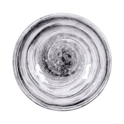 Melamine Round Bowl - Black Design