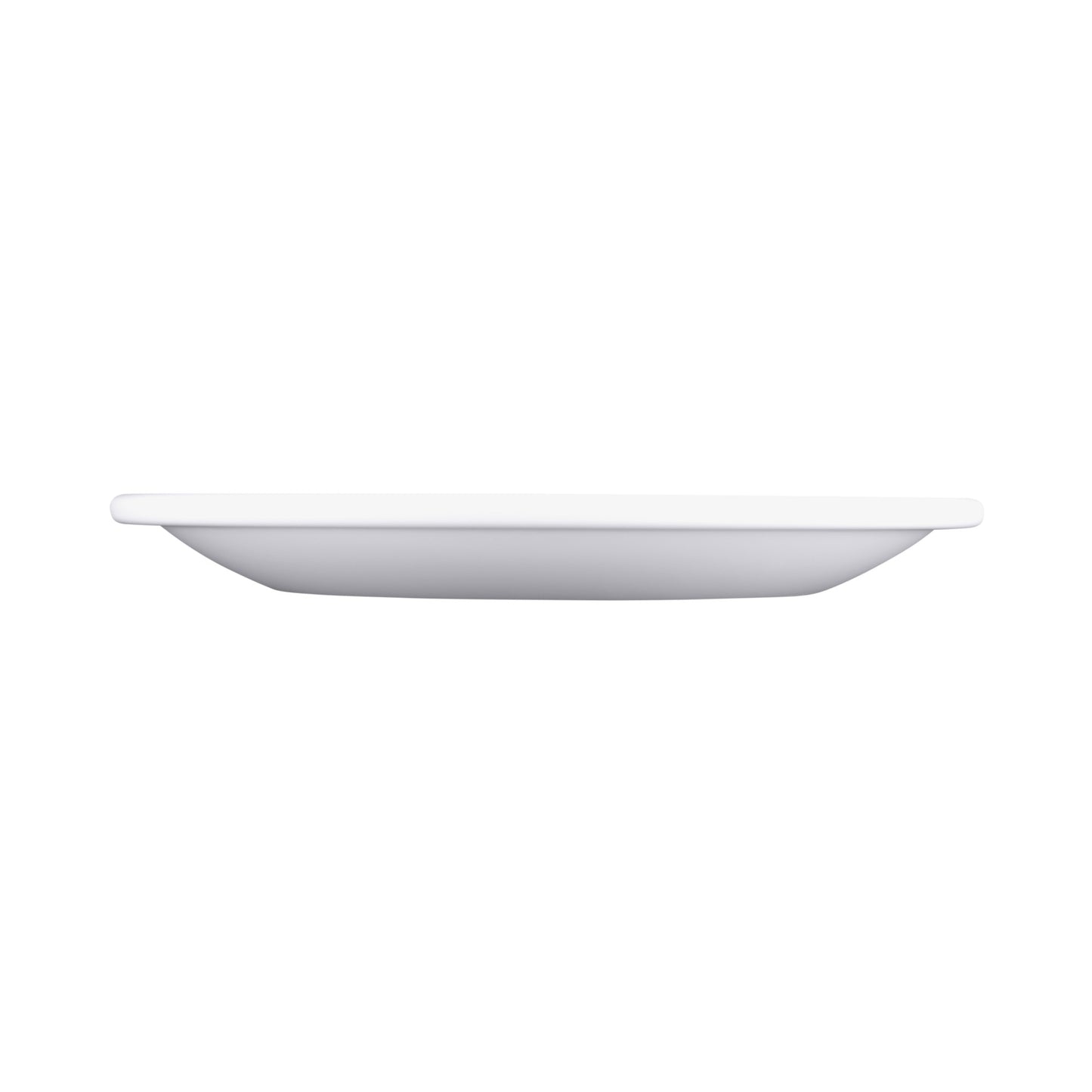 Melamine Round Coupe Platter - White