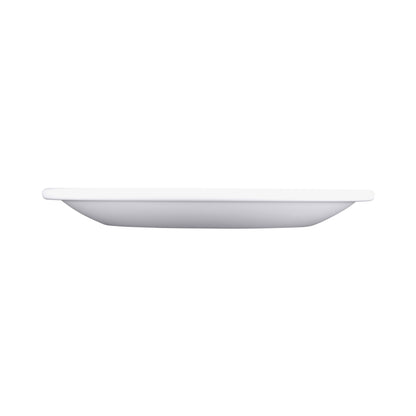 Melamine Round Coupe Platter - White