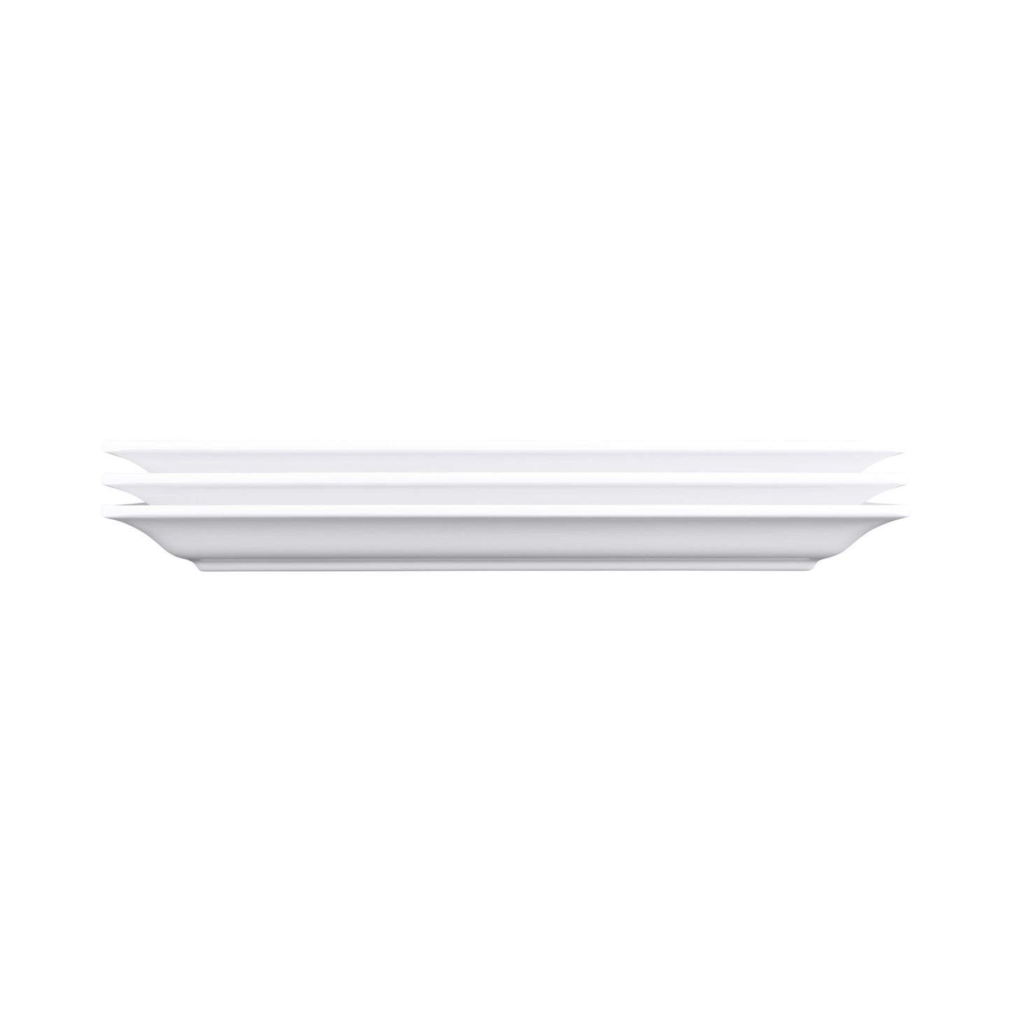 Melamine Square Plate - White