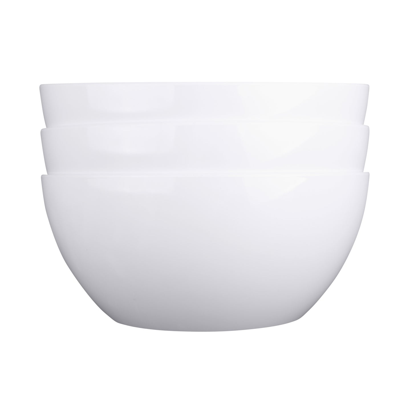 Melamine Round Bowl - White