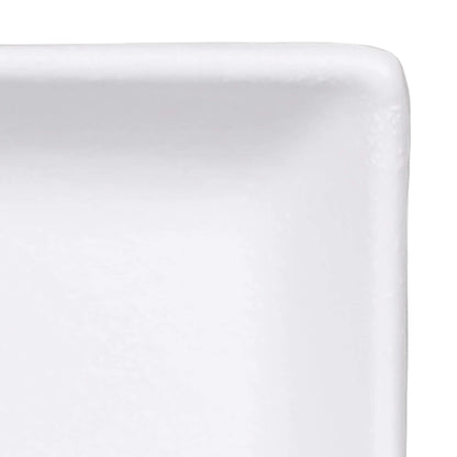 Melamine Rectangular Kozara - White