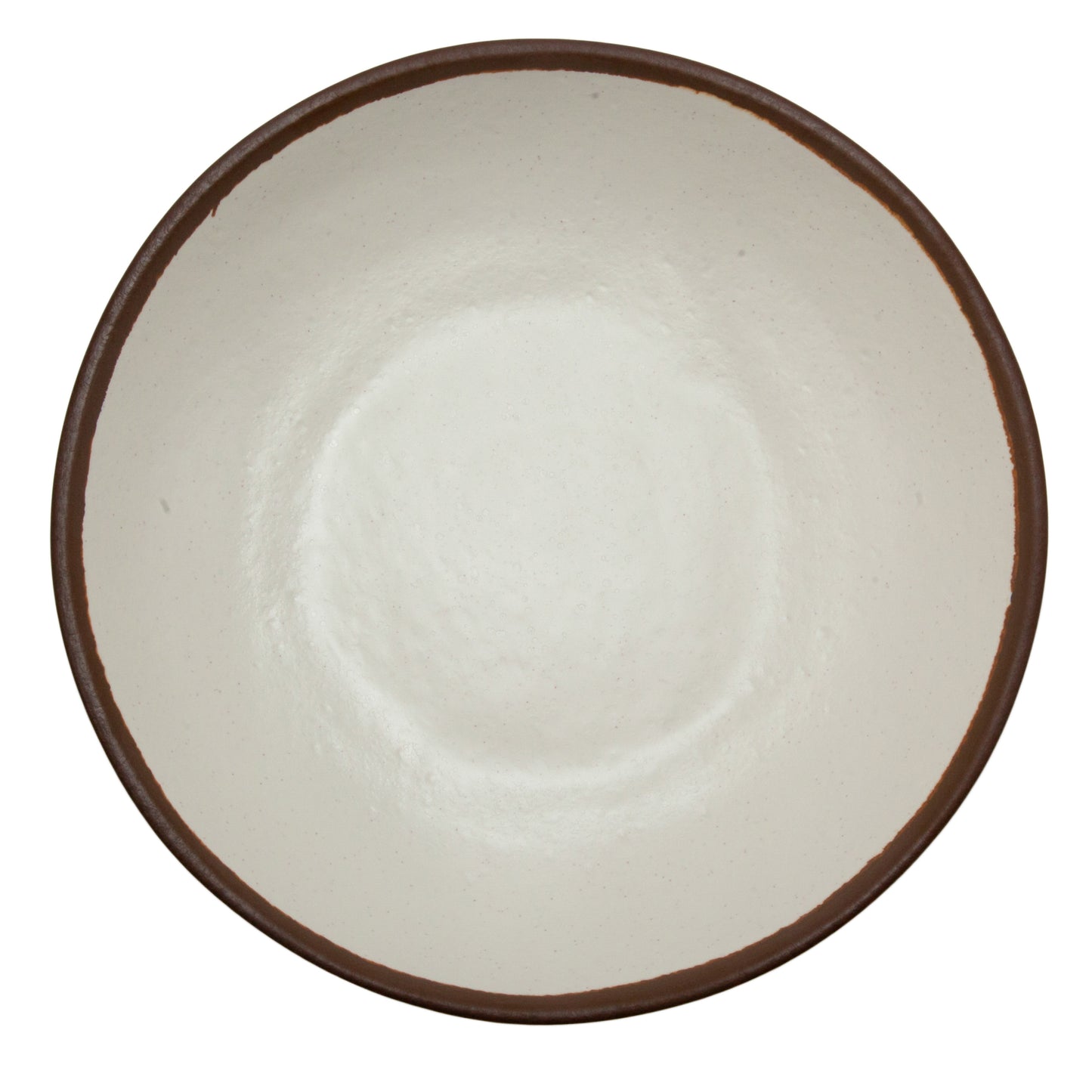 1.5 qt. Cream, Melamine, Large Entree Salad, Pasta Bowl, (1.9 qt. rim-full), 10" Top Dia., 2.25" Deep, G.E.T. Pottery Market Glazed (12 Pack)