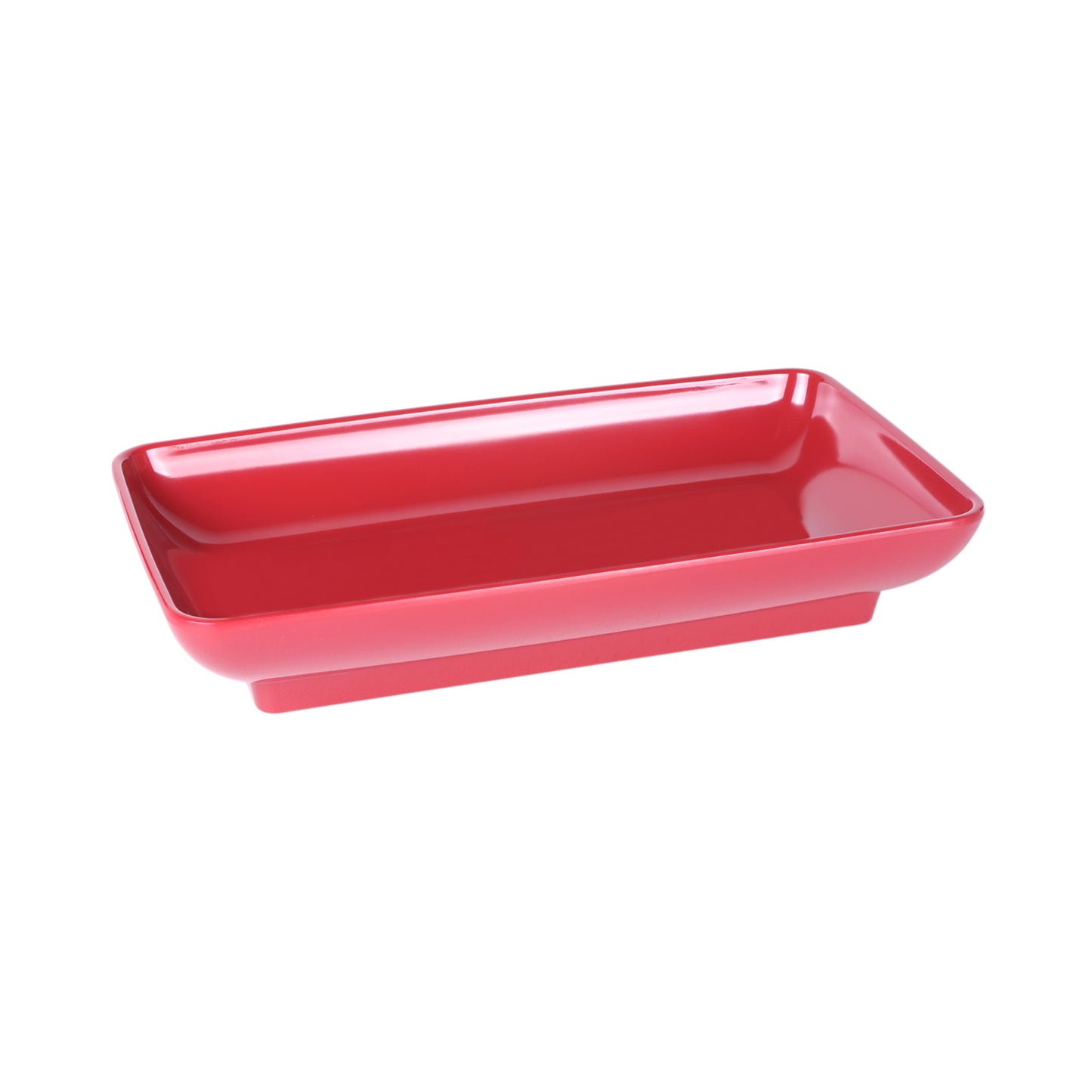Melamine Rectangular Platter - Cranberry