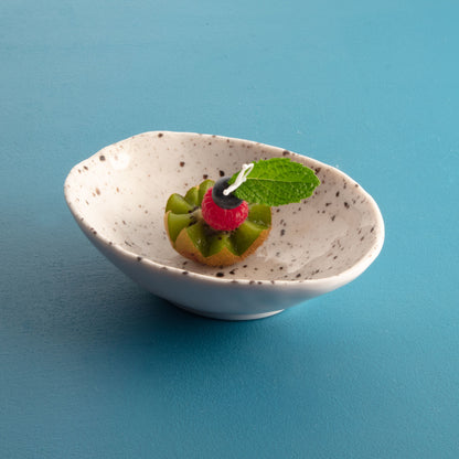Melamine Oval Bowl - Chocolate Chip
