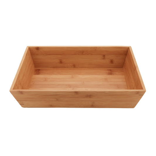 18" x 12" Bamboo Rectangular Tray, 4" deep (fits IR-900, IR-906, IR-907, IR-902)