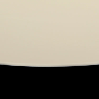 Melamine Square Two-Tone Plate - Ebony Outside, Sand Inside
