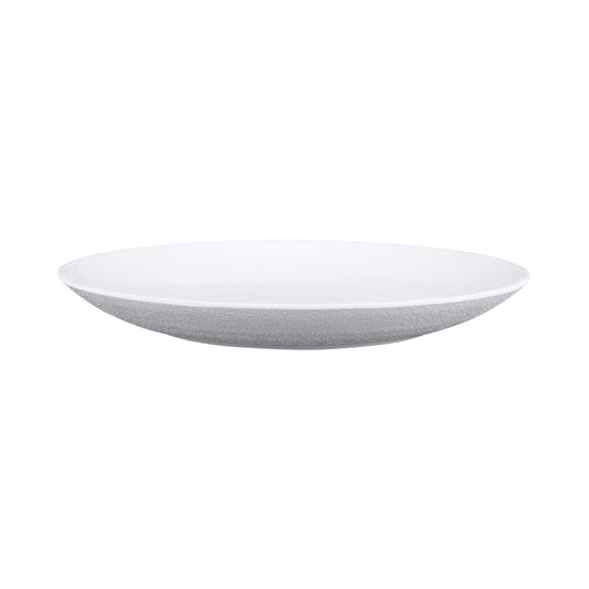 Melamine Round Plate - White