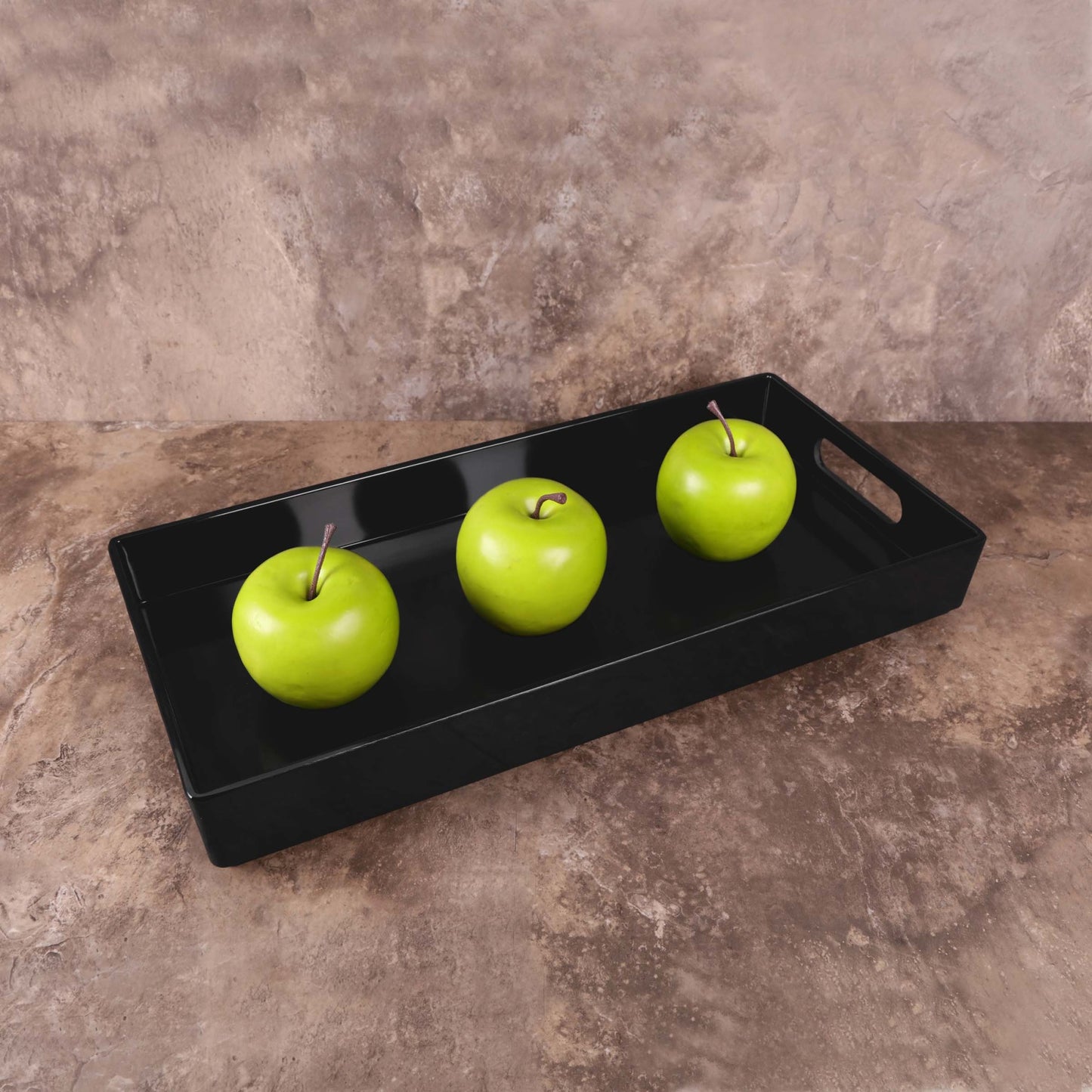 Melamine Rectangular Tray - Black