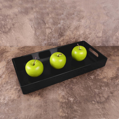 Melamine Rectangular Tray - Black