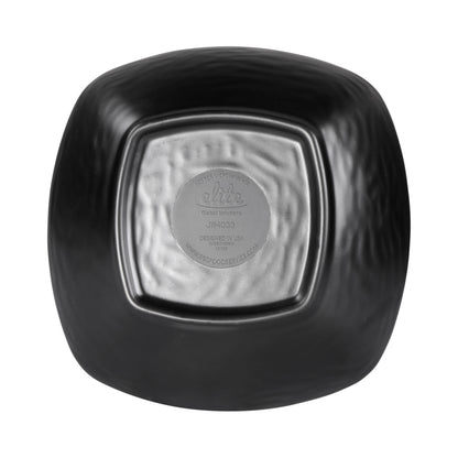 Melamine Square Bowl - Black