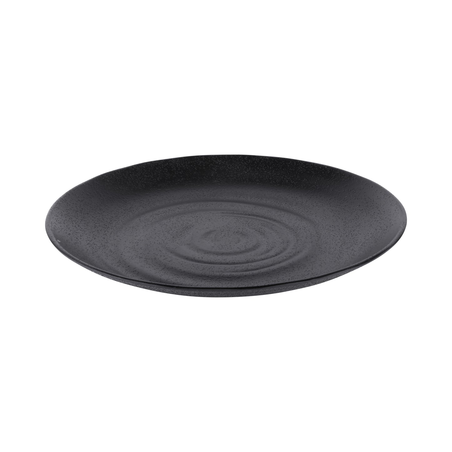 Melamine Round Plate - Black