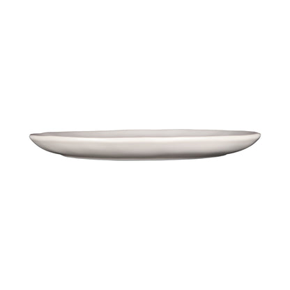 Melamine Round Plate - Cream Glaze