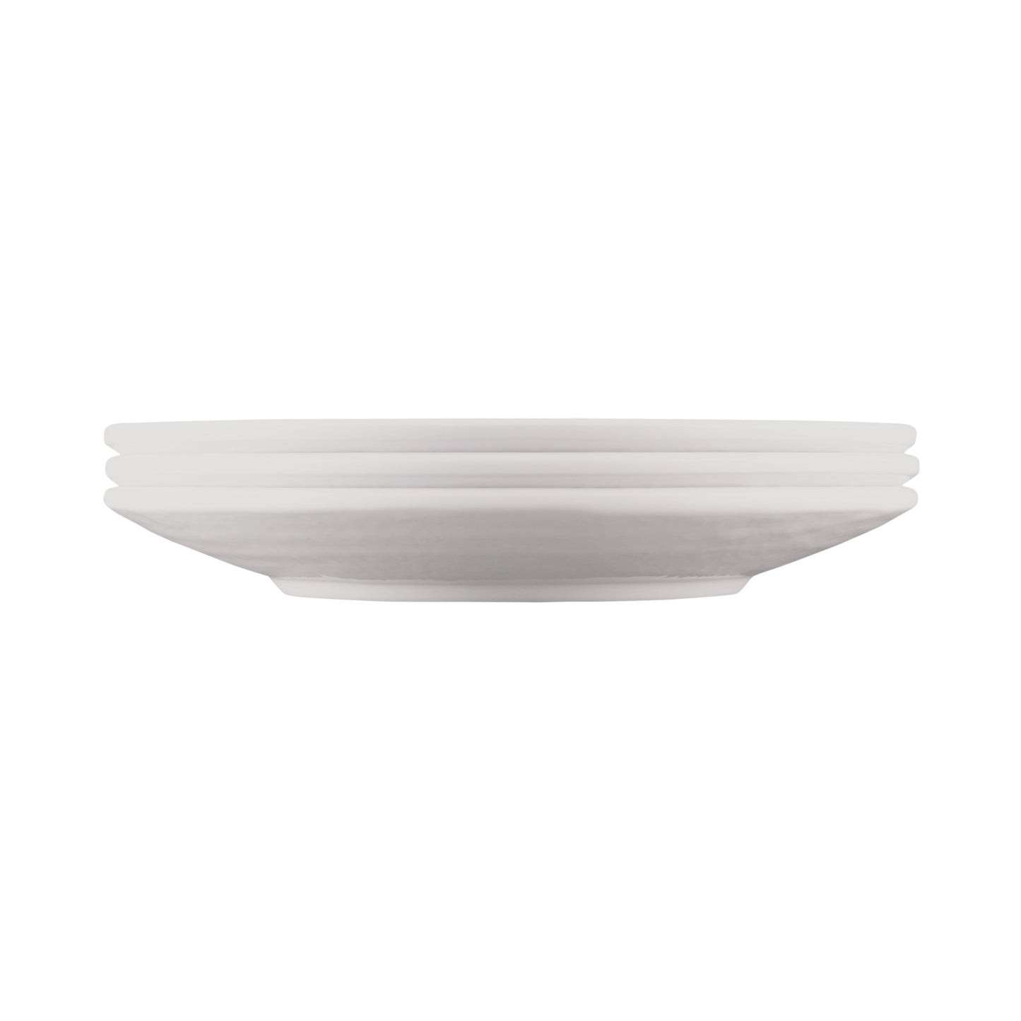 Melamine Round Pebble Plate - White