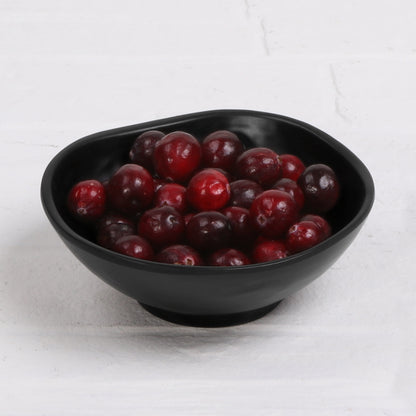 Melamine Round Bowl - Black