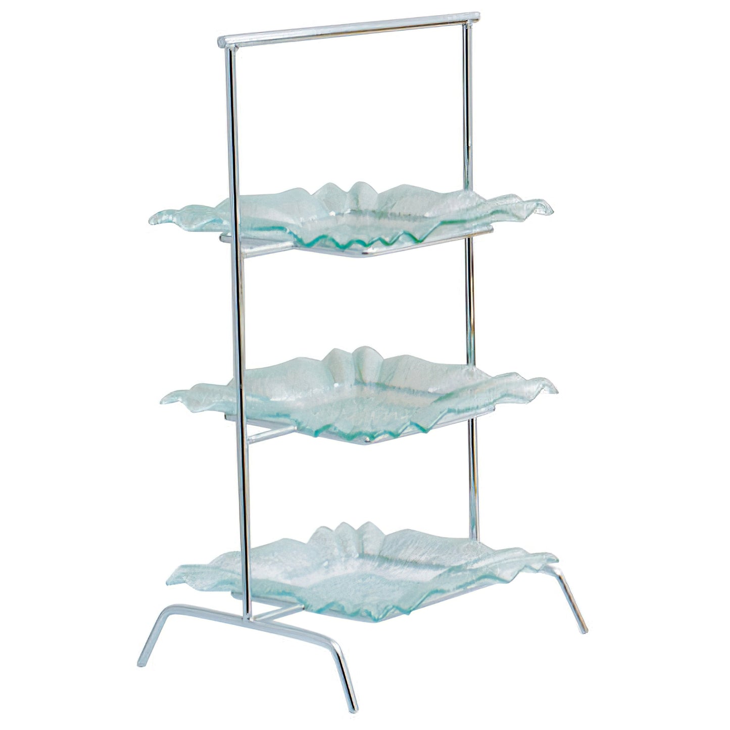 15.75" x 12" Chrome 3-Tier Riser, 27" tall (fits BCB-101)