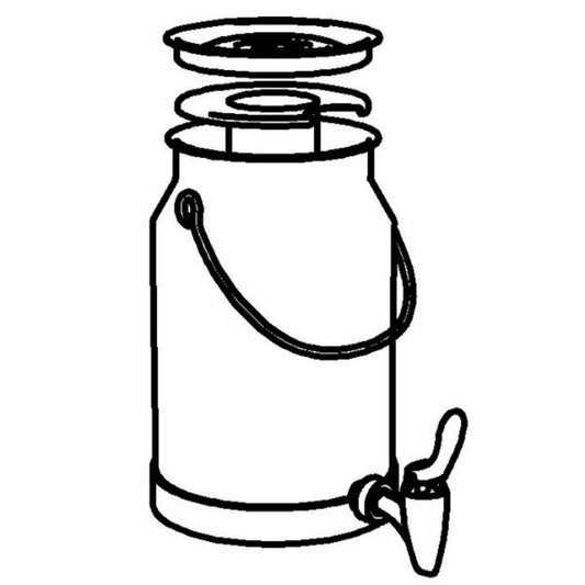 SPARE Spare Container  for Milk Can 5l, Model Gold  Milk