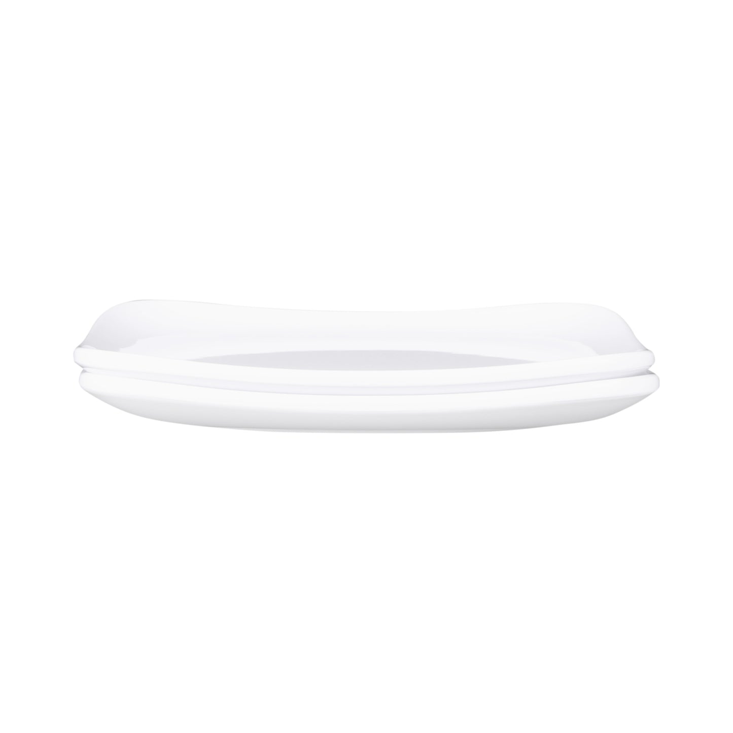 Melamine Square Plate - White