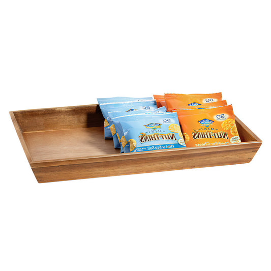 18.25" x 12" Rectangular Wood Tray, 2" tall (fits IR-2010)