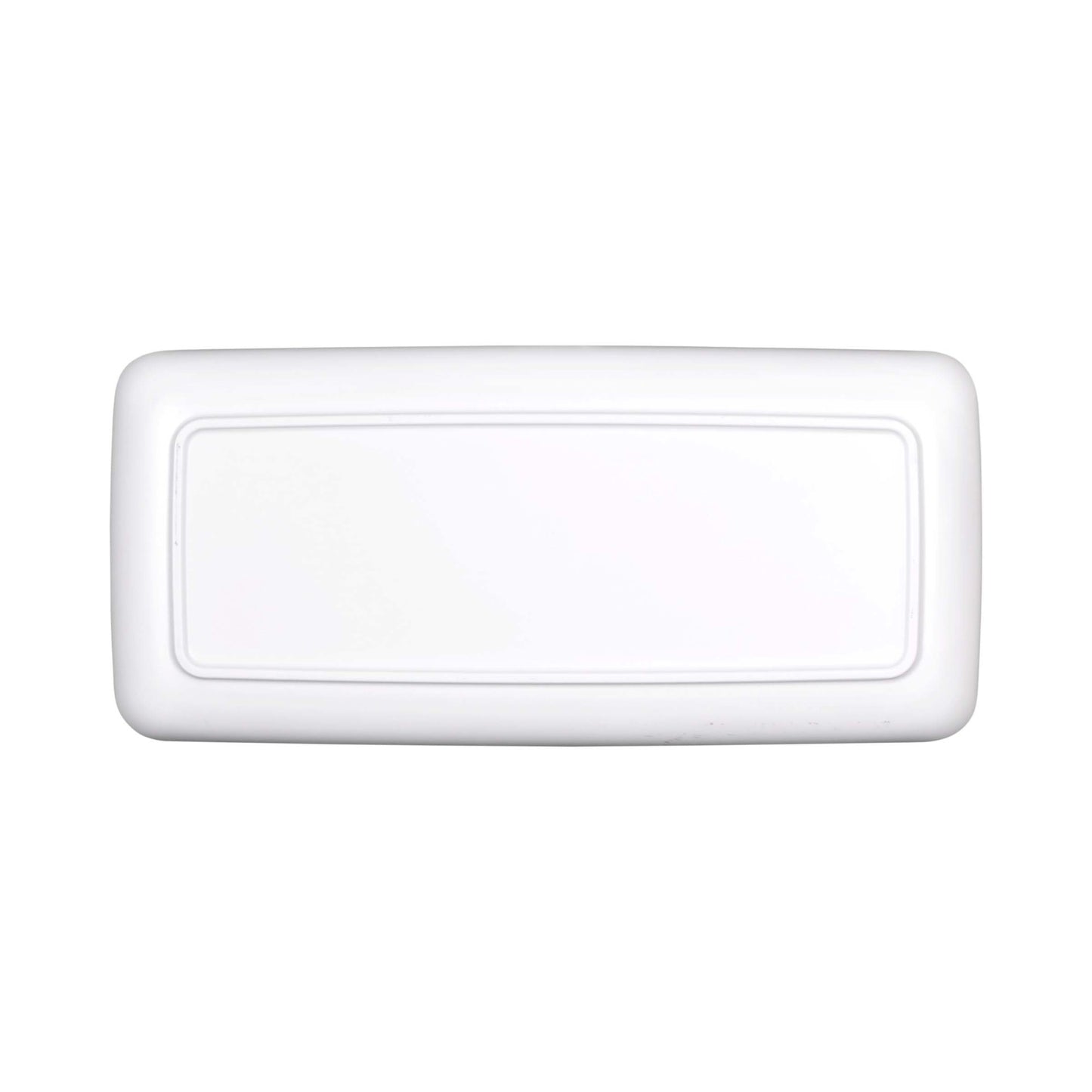Melamine Rectangular Plate - Off White