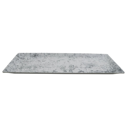 19" endure pebble rectangular melamine tray, 19"L x 7.5"W x 1"H, GET, cheforward