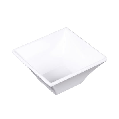 Melamine Square Bowl - White