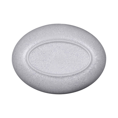Melamine Deep Oval Plate - Granite Stone