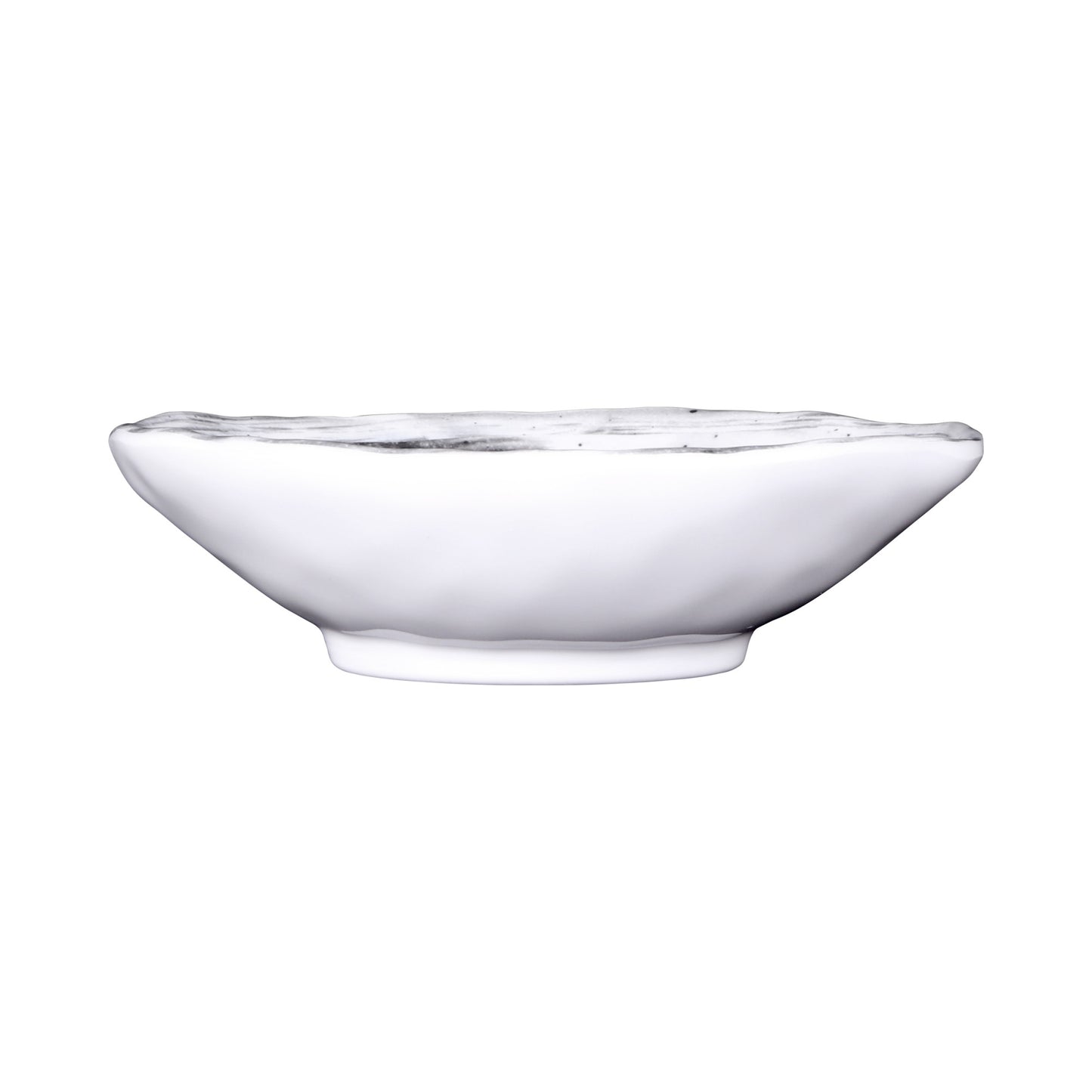 Melamine Oval Bowl - Black Design