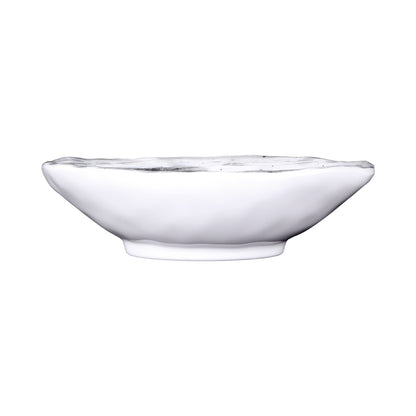 Melamine Oval Bowl - Black Design
