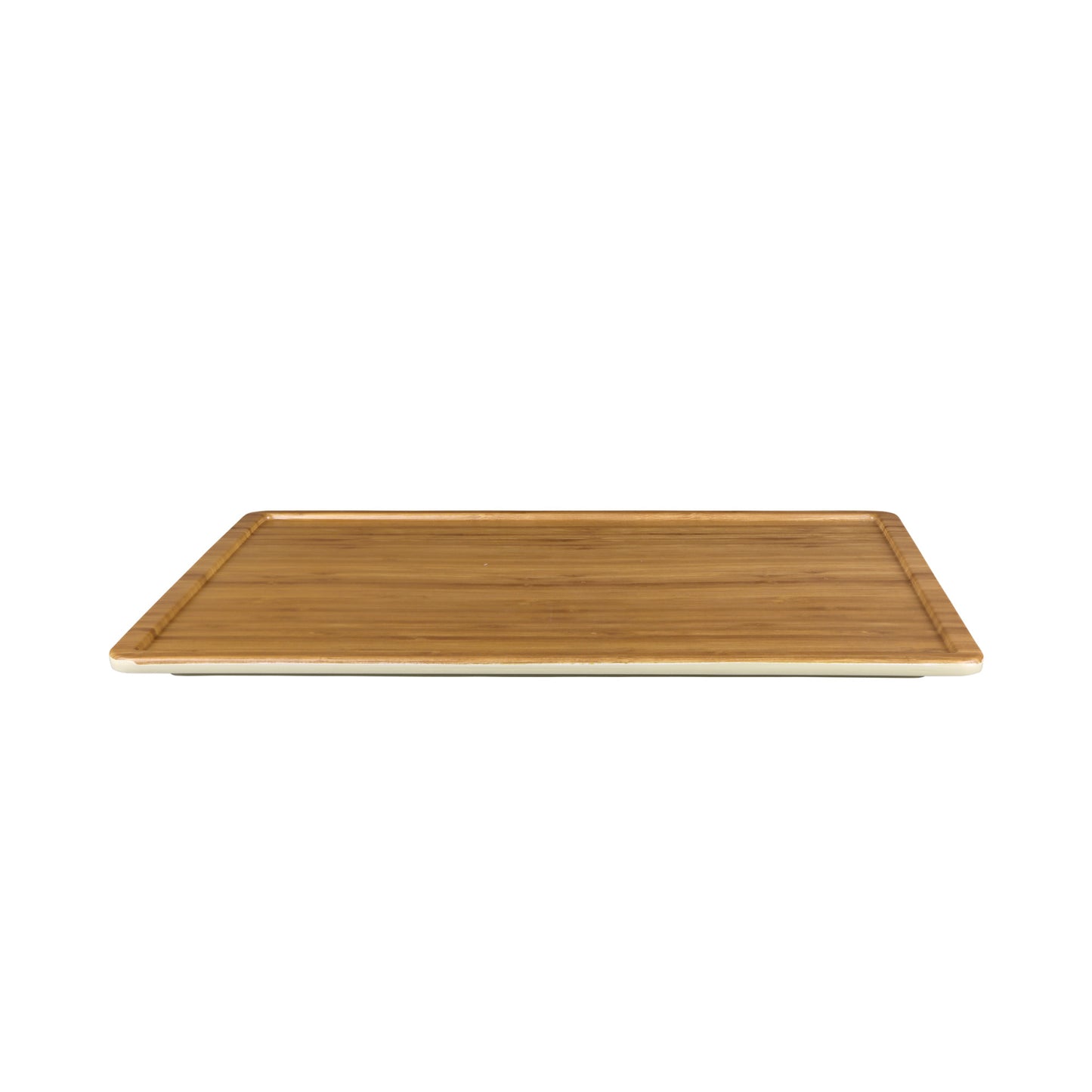 Melamine Rectangular Serving Board - Bamboo
