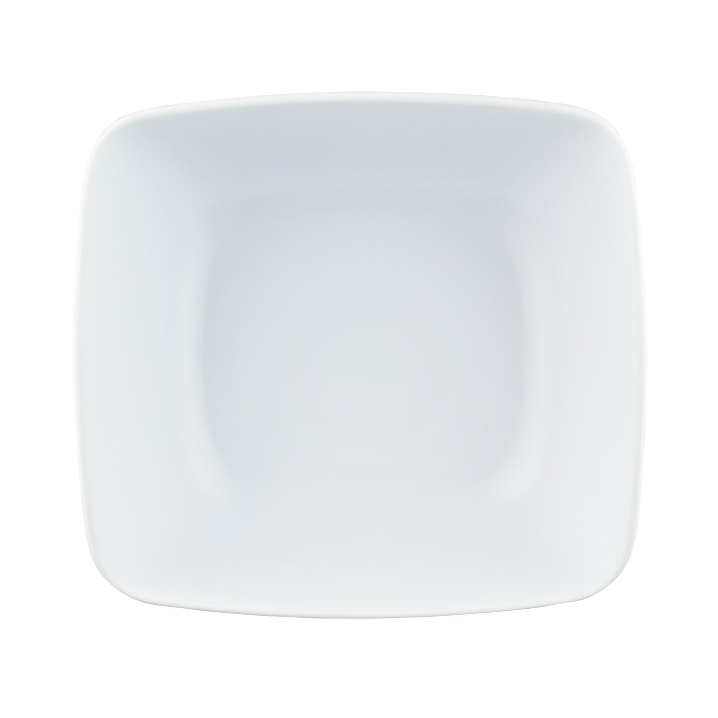 Melamine Rectangular Bowl - White Inside, Black Outside