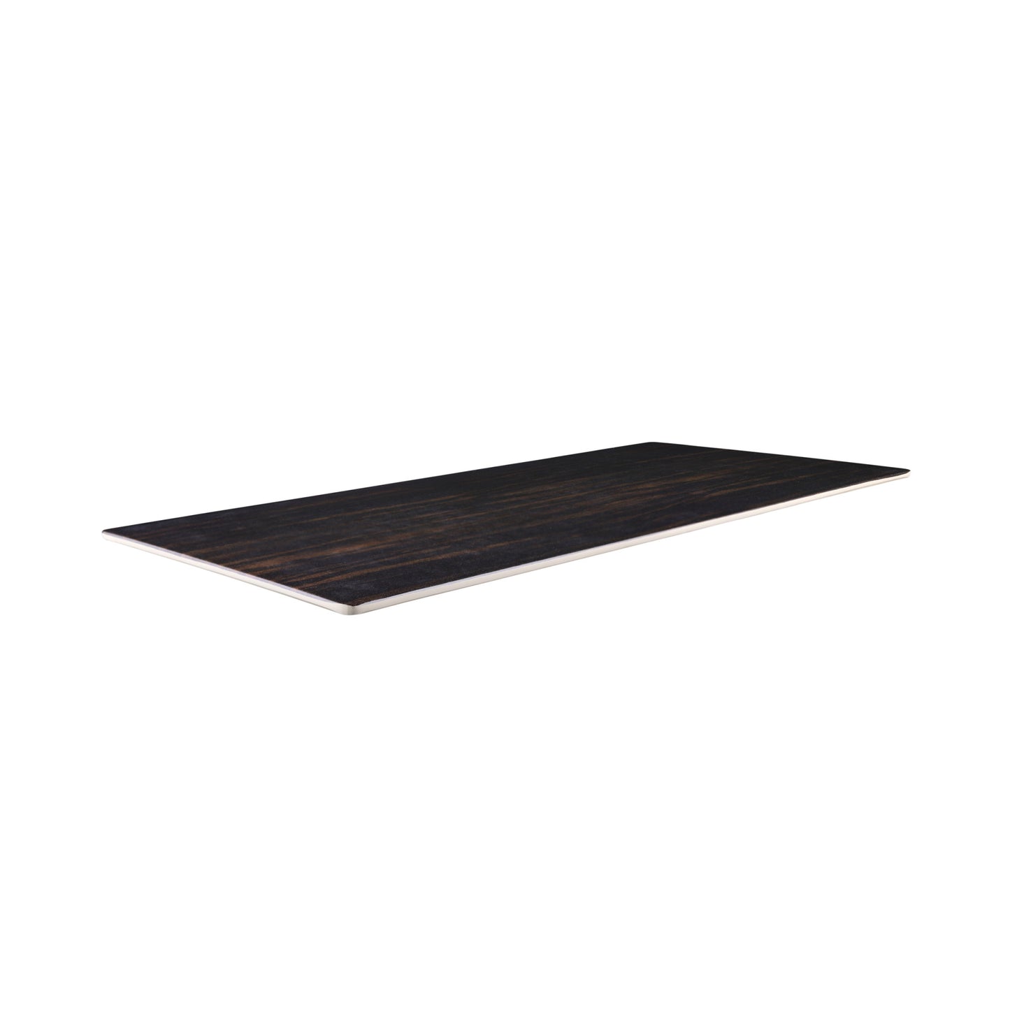 Melamine Rectangular Faux Wood - Zebrawood
