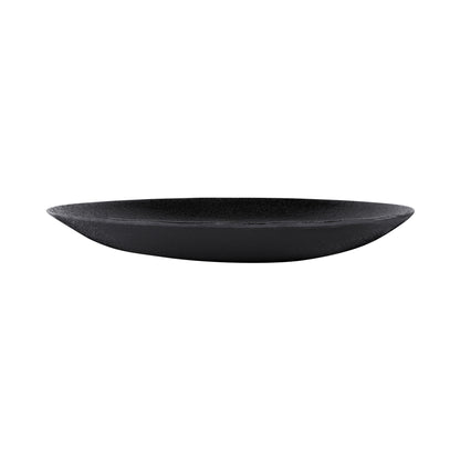 Melamine Round Plate - Black